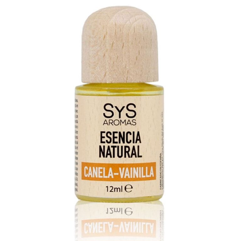 Esencia Natural Canela-Vainilla 12ml SYS Aromas para quemadores y humidificadores aroma dulce y cálido