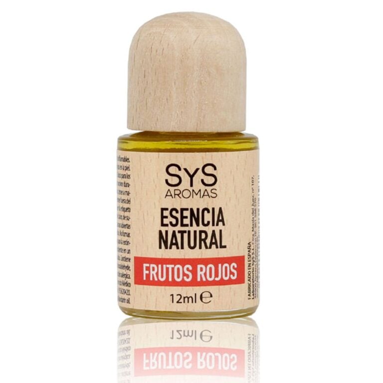 Esencia Natural Frutos Rojos 12ml SYS Aromas para quemadores y humidificadores aroma dulce y afrutado