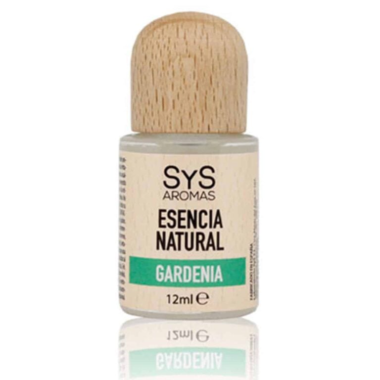 Esencia Natural Gardenia 12ml SYS Aromas para quemadores y humidificadores aroma floral y agreste
