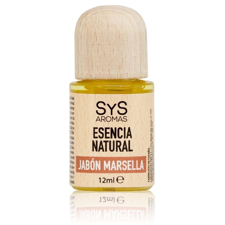 Esencia Natural Jabón de Marsella 12ml SYS Aromas para quemadores y humidificadores aroma fresco y limpio