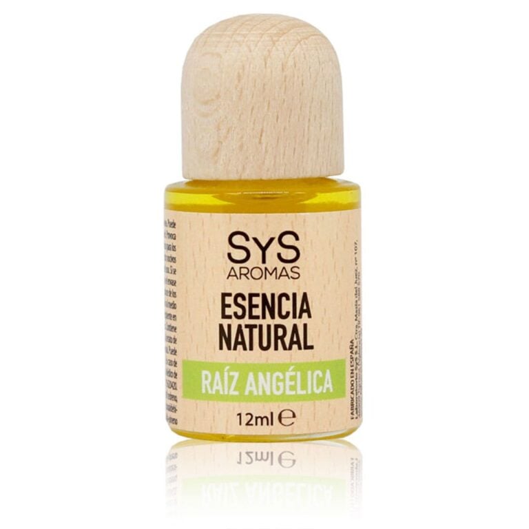 Esencia Natural Raíz Angélica 12ml SYS Aromas para quemadores y humidificadores aroma herbal y balsámico