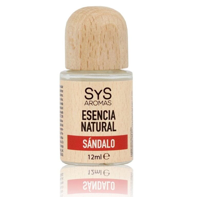 Esencia Natural Sándalo 12ml SYS Aromas para quemadores y humidificadores aroma especiado y amaderado