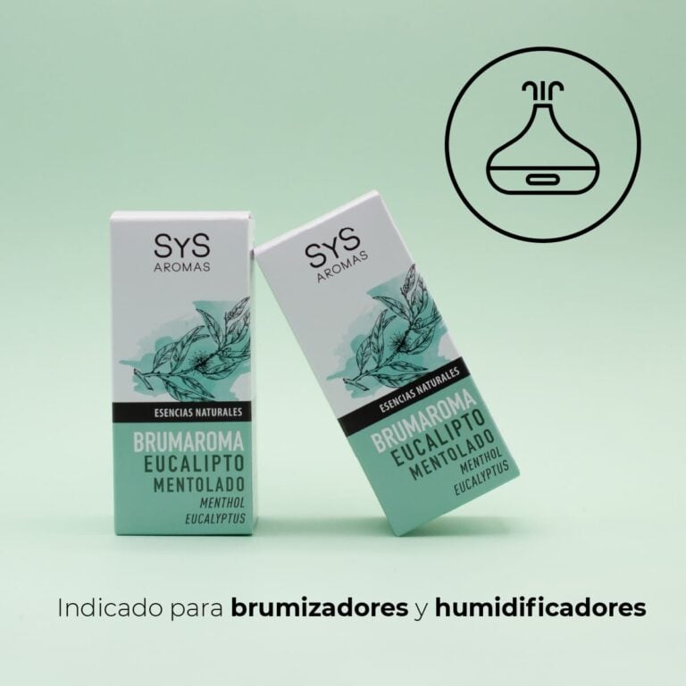 Dos estuches de Esencia Hidrosoluble Eucalipto Mentolado 50ml SYS Aromas para humidificadores