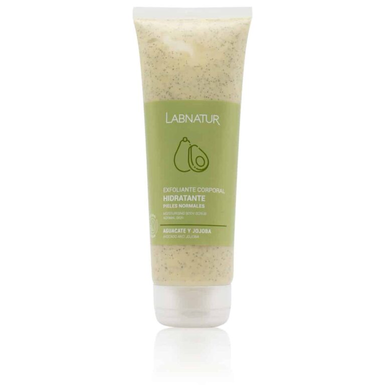 Exfoliante corporal Aguacate y Jojoba 250ml Labnatur natural y vegano con gránulos de coco para todo tipo de pieles