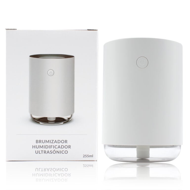 Humidificador Ultrasónico White 255ml SYS Aromas brumizador con luces LED para esencias hidrosolubles