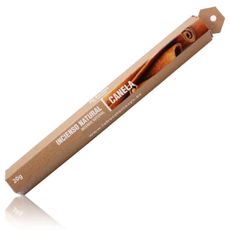 Incienso Natural Canela 20 Sticks SYS Aromas aroma especiado y oriental