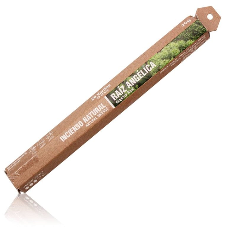 Incienso Natural Raíz Angélica 20 Sticks SYS Aromas aroma herbal y balsámico