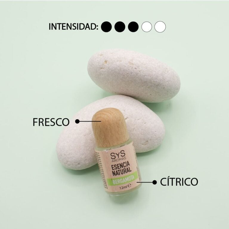Esencia Bergamota 12ml SYS Aromas con perfil cítrico y floral e intensidad media