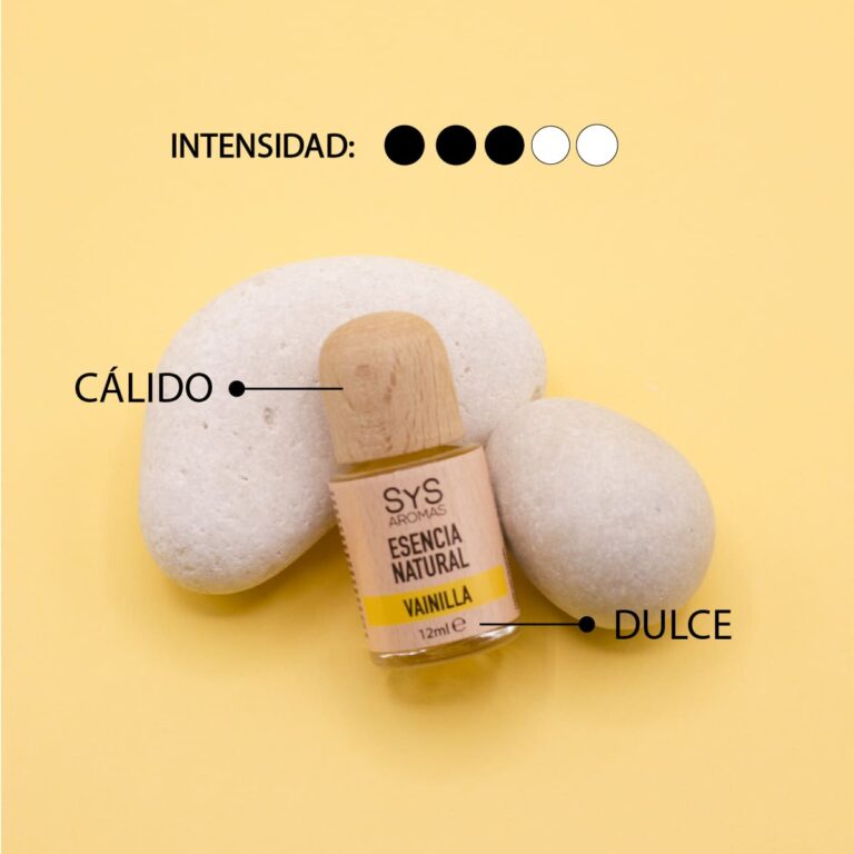 Esencia Vainilla 12ml SYS Aromas con perfil dulce y cálido e intensidad media alta