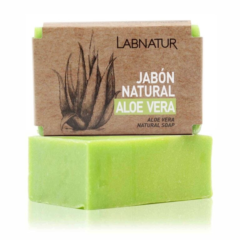 Jabón Natural Aloe Vera 100g Labnatur natural y vegano para piel sensible e hidratación diaria