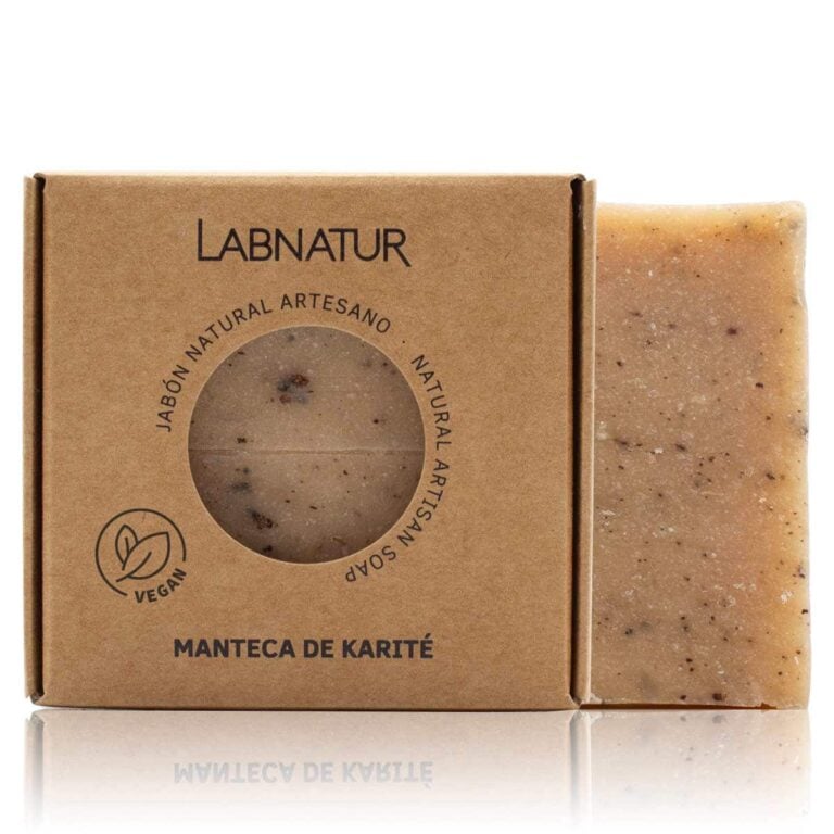 Jabón Natural Artesano Manteca Karité 100g Labnatur natural y vegano sin aceite de palma para piel seca o agrietada