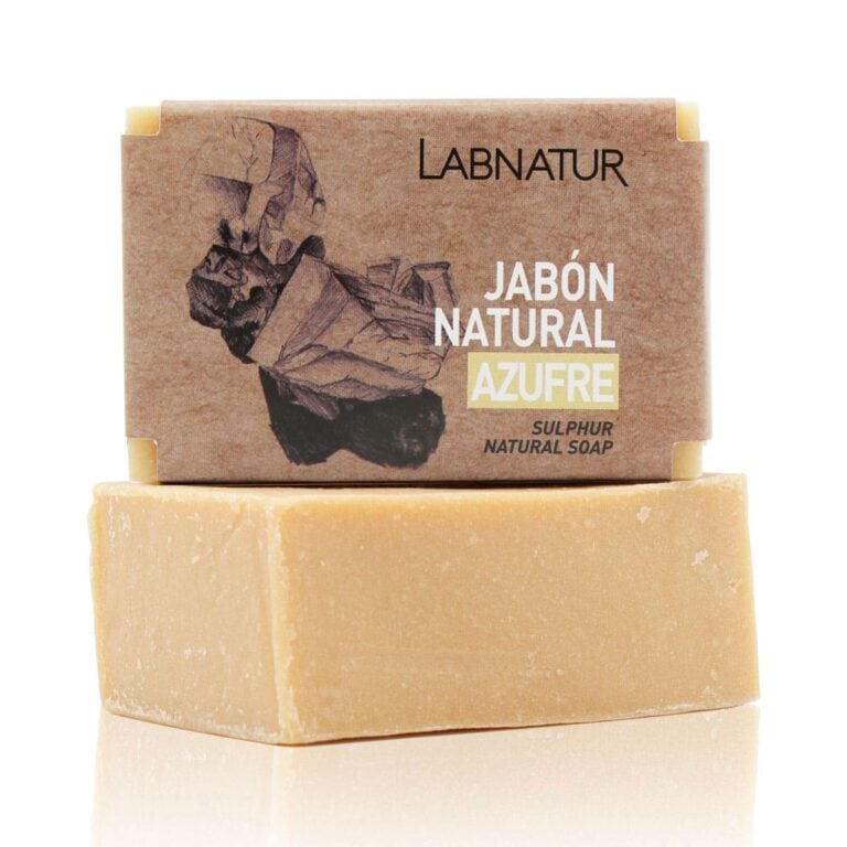Jabón Natural Azufre 100g Labnatur natural y vegano para piel grasa, mixta o con tendencia acneica