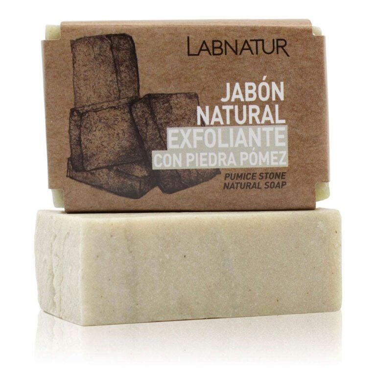 Jabón Natural Exfoliante Piedra Pómez 100g Labnatur natural y vegano para exfoliar y suavizar la piel