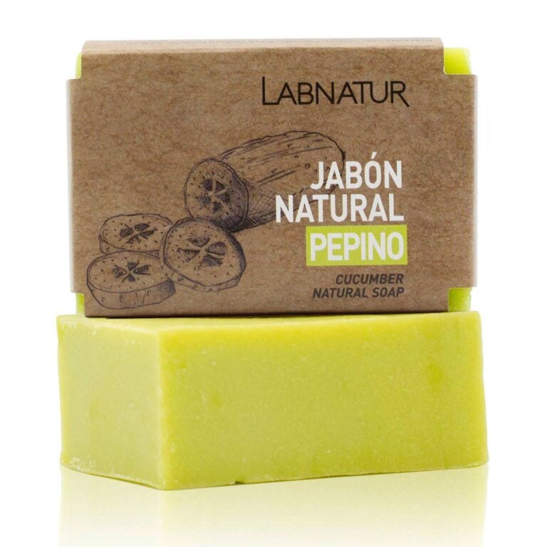 Jabón Natural Pepino 100g Labnatur natural y vegano para piel normal, cansada o apagada