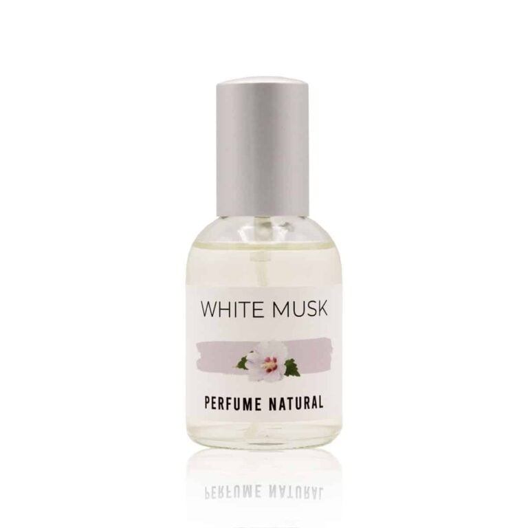 Perfume White Musk 50ml Labnatur pulverizador con aroma floral, fresco, limpio y femenino