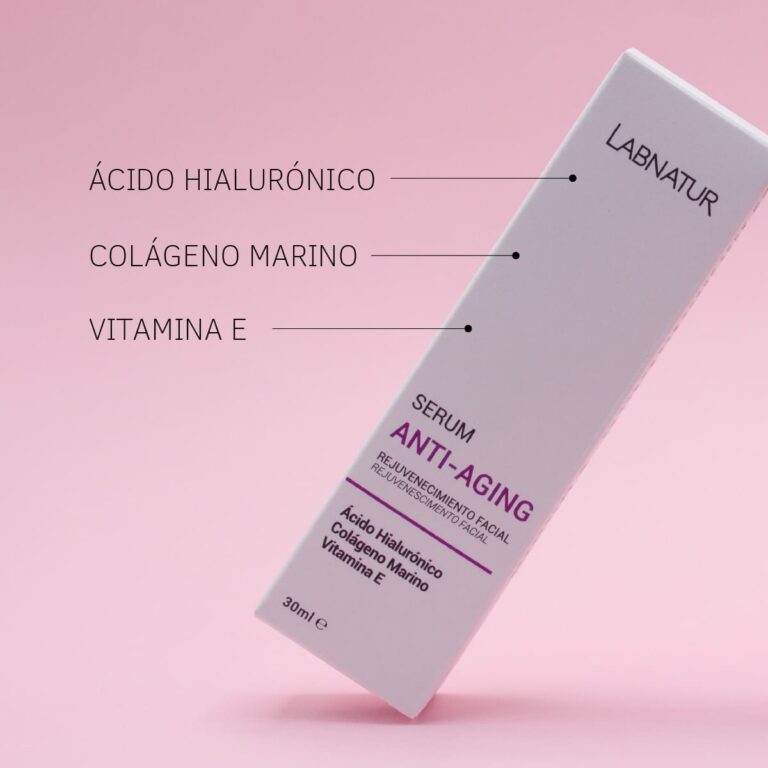 Sérum Facial Anti-Aging Tratamiento 30ml Labnatur con estuche y envase para rutina facial antiedad.