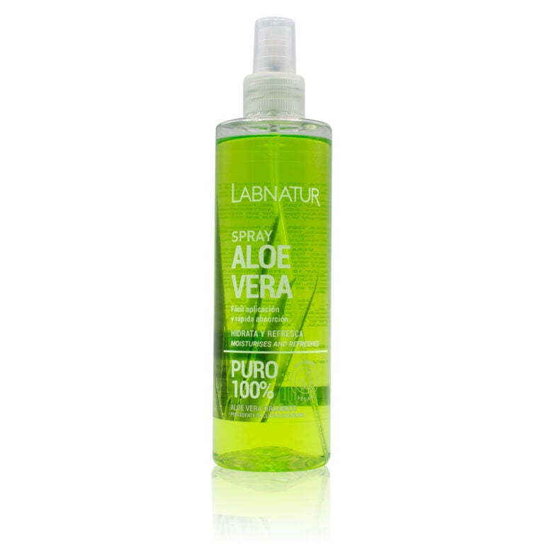 Spray Aloe Vera 100% Puro 250ml Labnatur natural y vegano con aloe vera orgánico para hidratar, calmar y refrescar la piel.