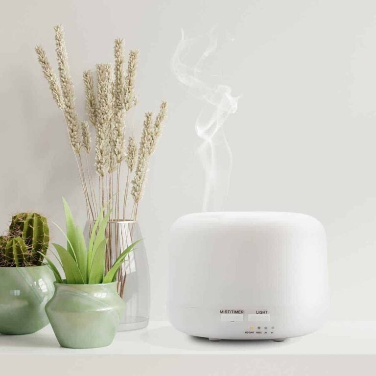 Humidificador Ultrasónico Life of Leisure 300ml SYS Aromas en funcionamiento con niebla fría y luz LED
