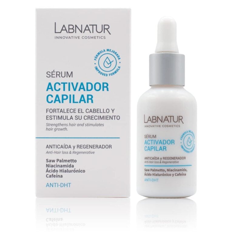 Sérum Activador Capilar Anticaída y Regenerador 30ml Labnatur con Saw Palmetto, ácido hialurónico y centella asiática.