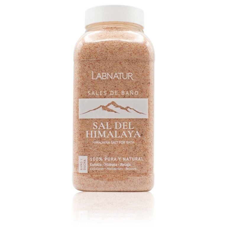 Sales de Baño del Himalaya 1200g Labnatur naturales y veganas para baño relajante, piel suave e hidratada