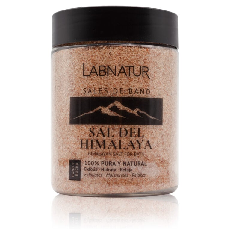 Sales de Baño del Himalaya 400g Labnatur naturales y veganas para baño relajante, piel suave e hidratada