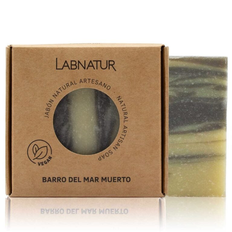 Jabón Natural Artesano Barro del Mar Muerto 100g Labnatur natural y vegano sin aceite de palma para piel grasa o con impurezas