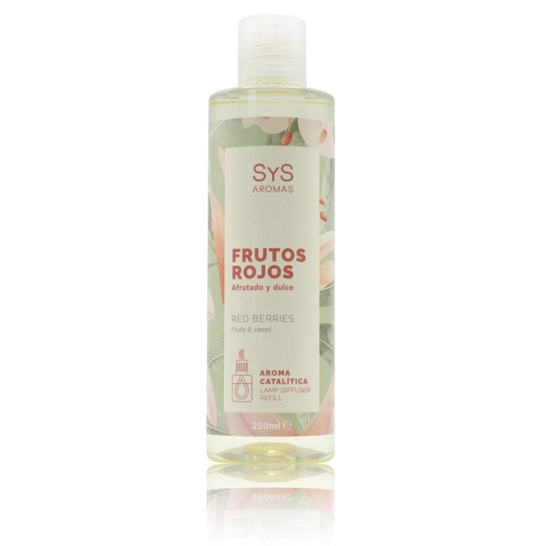 Aroma Lámpara Catalítica Frutos Rojos 250ml SYS Aromas fragancia afrutada y dulce