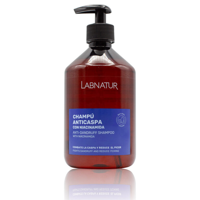 Champú Anticaspa con Niacinamida 500ml Labnatur natural y vegano para cabello graso o con caspa