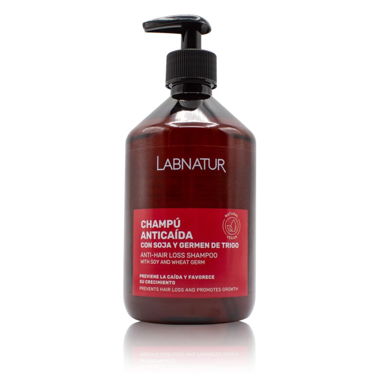 Champú Anticaída con Soja y Germen de Trigo 500ml Labnatur natural y vegano para cabellos debilitados