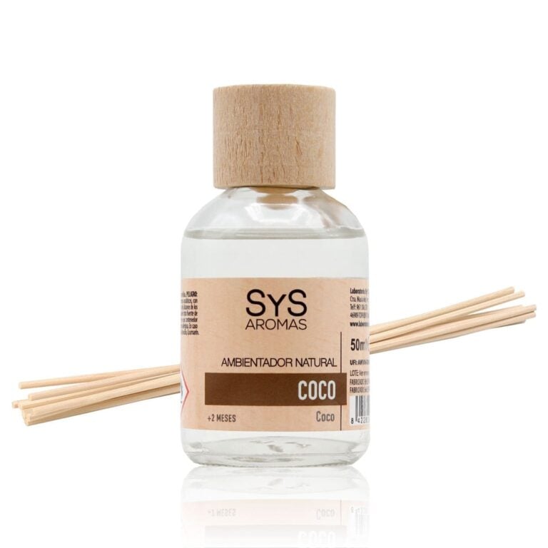 Ambientador mikado Coco 50ml SYS Aromas con varillas difusoras