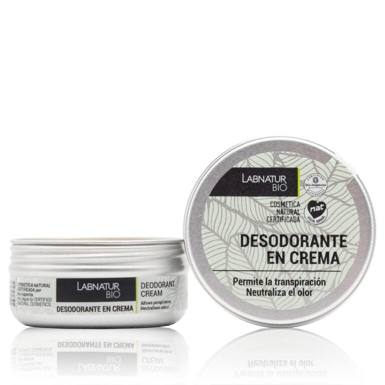 Desodorante en Crema 50ml Labnatur Bio natural certificado y vegano, sin alcohol ni sales de aluminio.