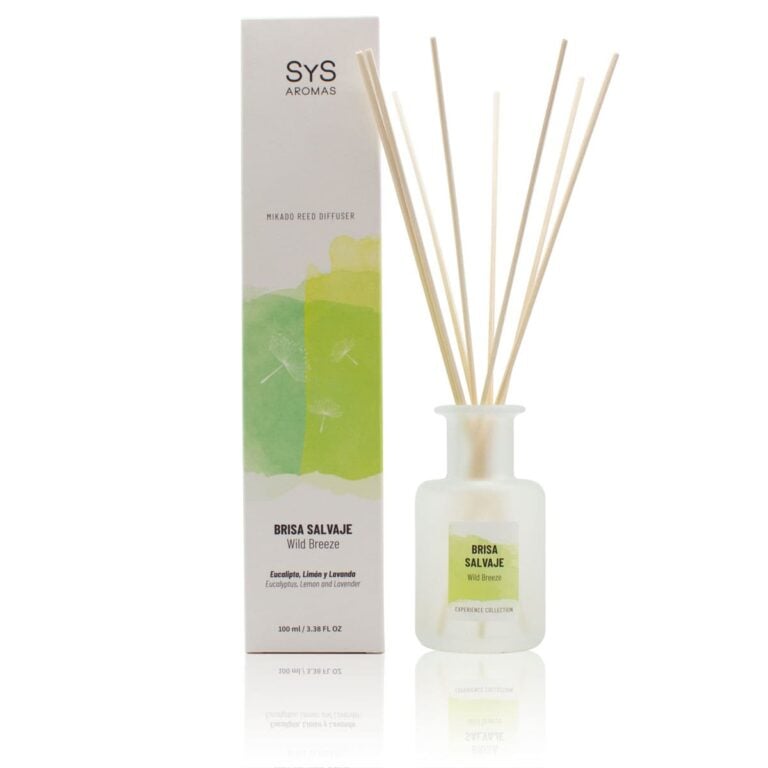 Ambientador mikado Brisa Salvaje 100ml SYS Aromas con eucalipto limón y lavanda