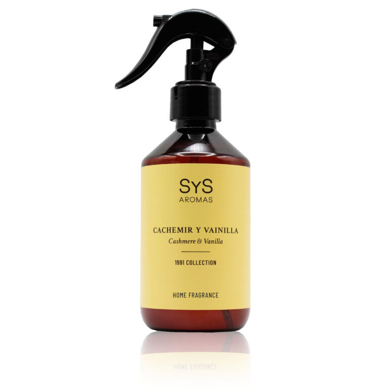 Ambientador pulverizador Cachemir y Vainilla 300ml 1991 SYS Aromas spray hogar aroma dulce y cálido