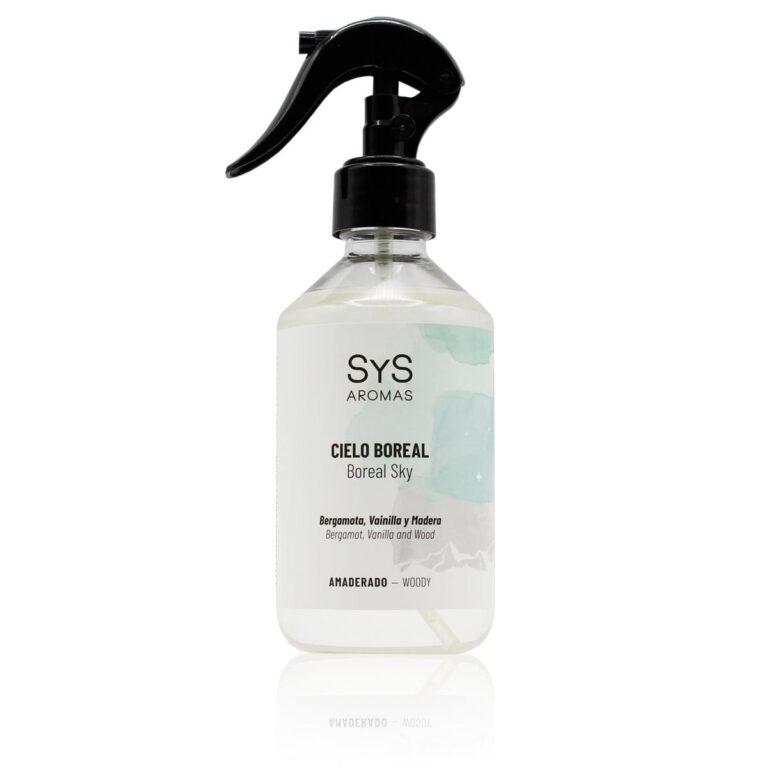 Ambientador pulverizador Cielo Boreal 300ml Experience SYS Aromas spray hogar aroma amaderado dulce