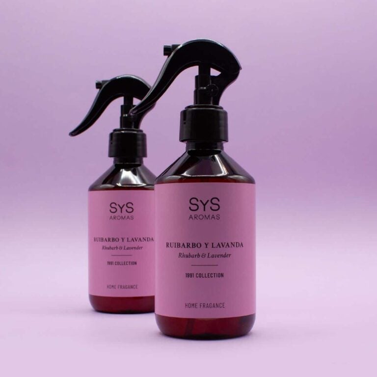 Dos ambientadores Pulverizador Ruibarbo y Lavanda 300ml Colección 1991 SYS Aromas