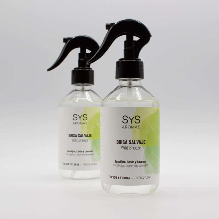 Dos ambientadores Pulverizador Brisa Salvaje 300ml Experience SYS Aromas con eucalipto limón y lavanda