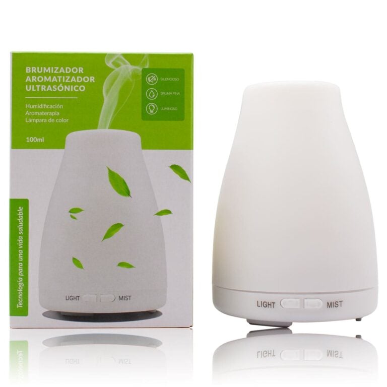 Humidificador Ultrasónico Cosmos 100ml SYS Aromas brumizador compacto con luces LED para esencias