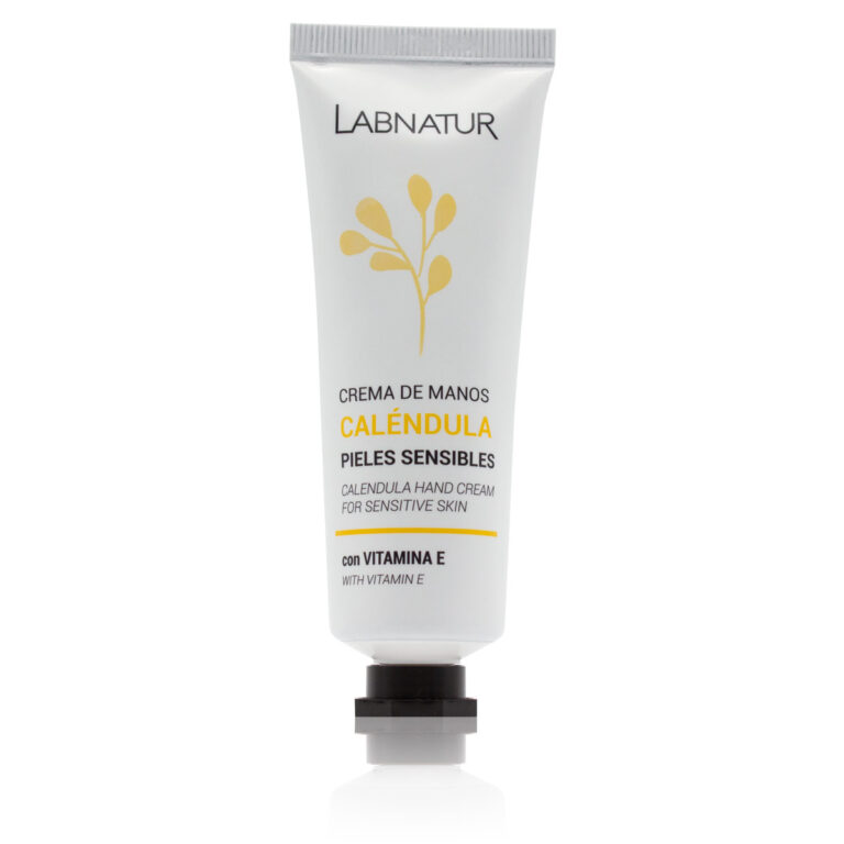 Crema de manos Caléndula 50ml Labnatur natural con aceite de almendras camomila karité urea y vitamina E