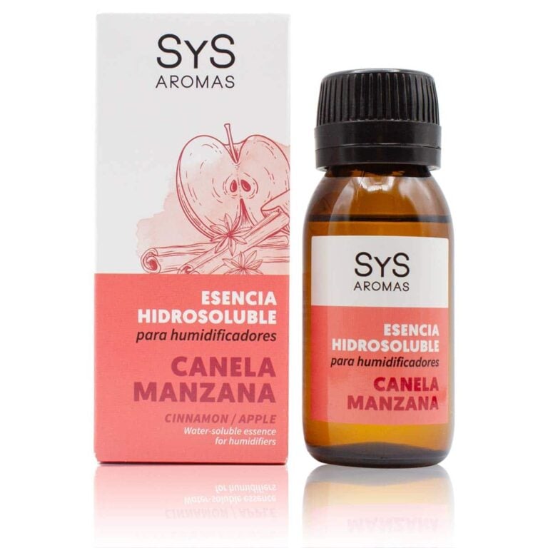 Esencia Hidrosoluble Canela-Manzana 50ml SYS Aromas para humidificadores y difusores aroma dulce y afrutado