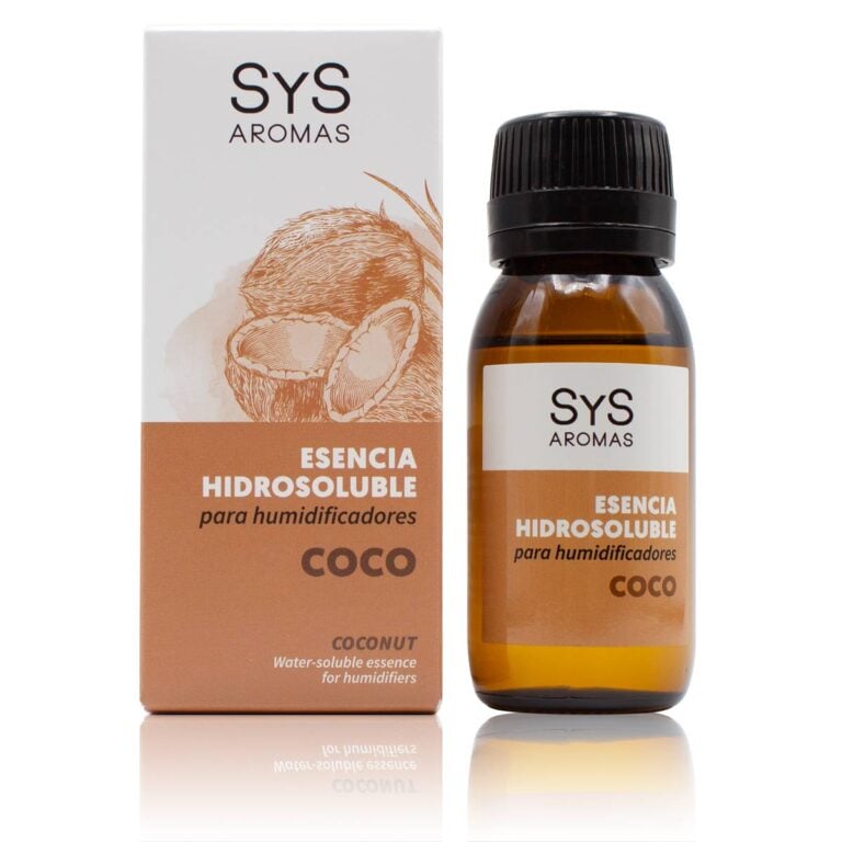 Esencia Hidrosoluble Coco 50ml SYS Aromas para humidificadores y difusores aroma dulce y afrutado
