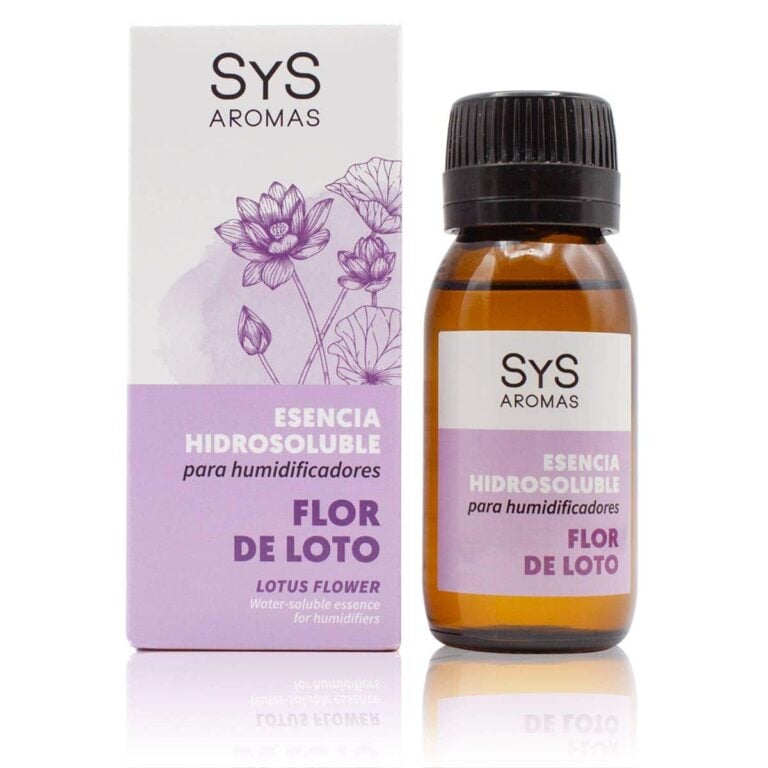 Esencia Hidrosoluble Flor de Loto 50ml SYS Aromas para humidificadores y difusores aroma floral y oriental