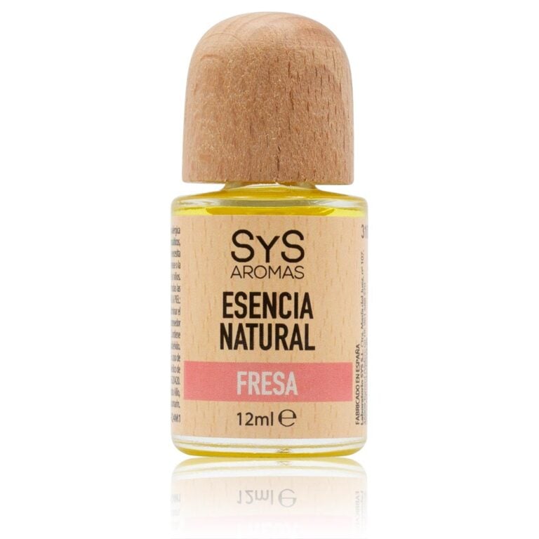 Esencia Natural Fresa 12ml SYS Aromas para quemadores y humidificadores aroma dulce y frutal