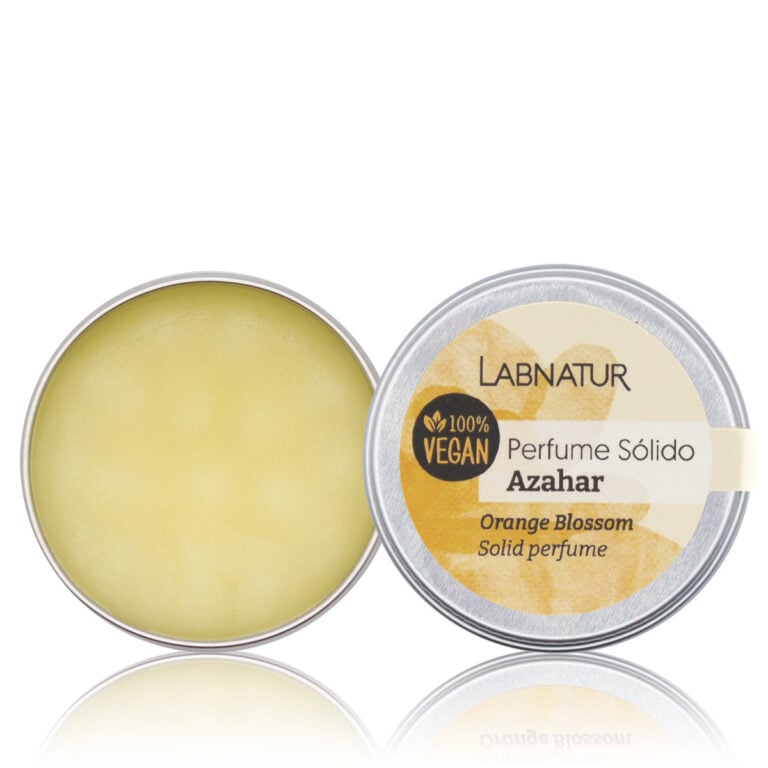 Perfume Sólido Azahar 15ml Labnatur natural y vegano con aroma floral mediterráneo, sensual y femenino
