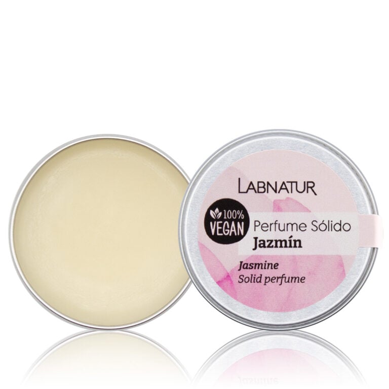 Perfume Sólido Jazmín 15ml Labnatur natural y vegano con aroma floral fresco y romántico