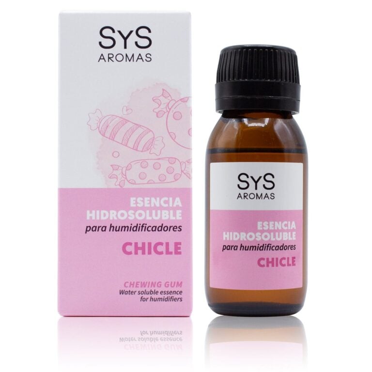 Esencia Hidrosoluble Chicle 50ml SYS Aromas para humidificadores y difusores aroma dulce y afrutado