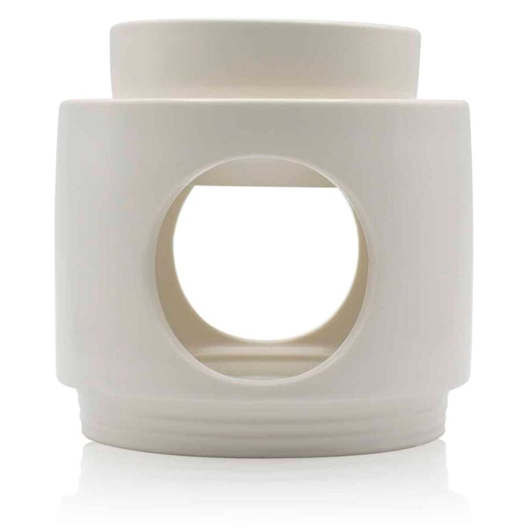 Quemador Nordic Cerámica Blanco SYS Aromas para esencias y aceites esenciales