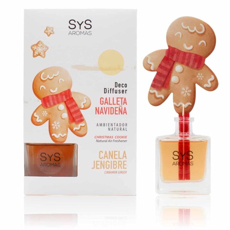 Ambientador difusor Galleta de Navidad Canela-Jengibre 90ml SYS Aromas decorativo aroma dulce y especiado