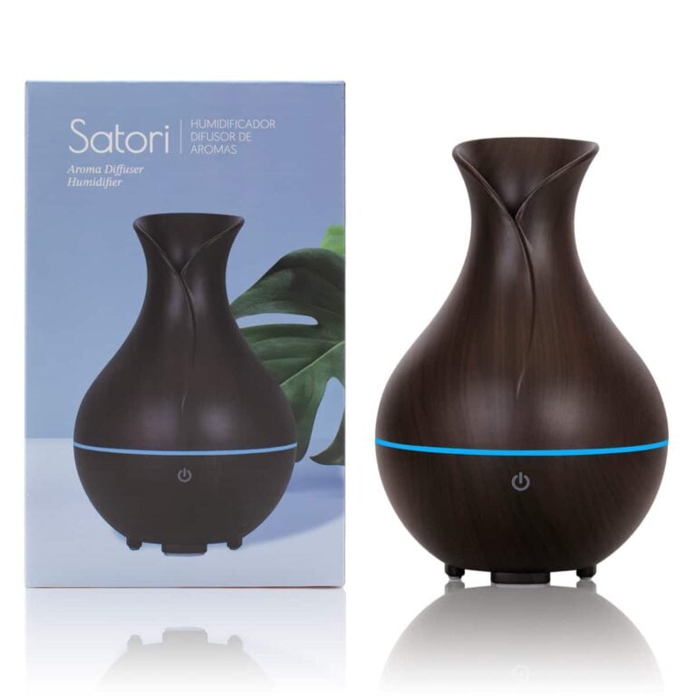 Humidificador Difusor de Aromas Satori 160ml SYS Aromas en funcionamiento con niebla fría