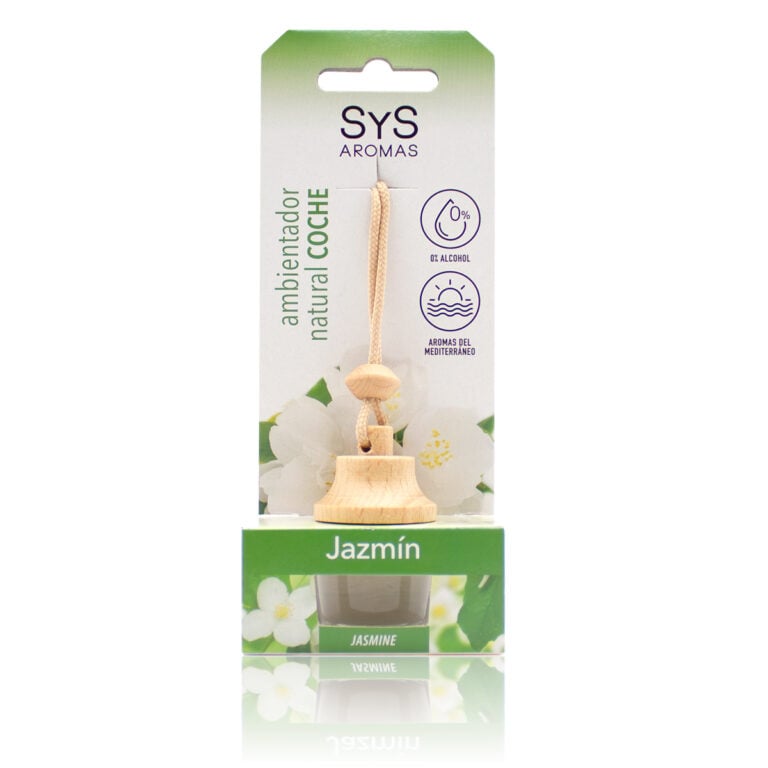 Ambientador coche Jazmín 7ml Style SYS Aromas colgante retrovisor aroma floral y delicado