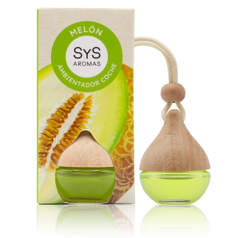 Ambientador coche Melón 6ml Gota SYS Aromas colgante retrovisor aroma afrutado y fresco